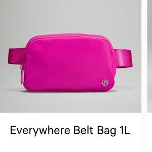 LULULEMON SONIC PINK EVERYWHERE BELT BAG 1L